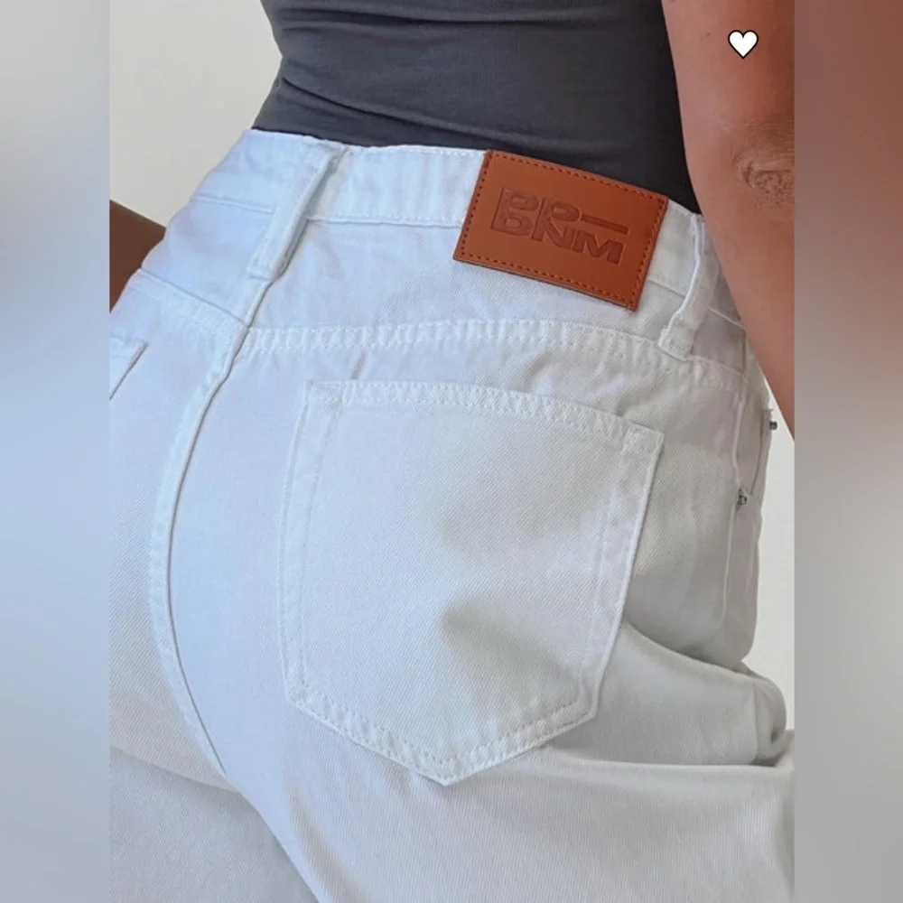 Princess Polly Carey Denim High Waist White Jeans | New without Tags - Picture 5 of 13